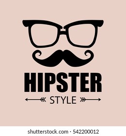 Hipster fashion lifestyle icon vector illustration graphic design