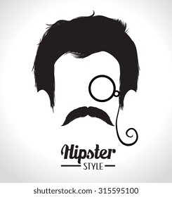 Hipster fashion and lifestyle, vector illustration eps 10