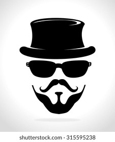 Hipster fashion and lifestyle, vector illustration eps 10