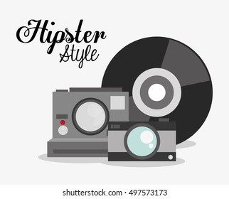 Hipster and fashion style design