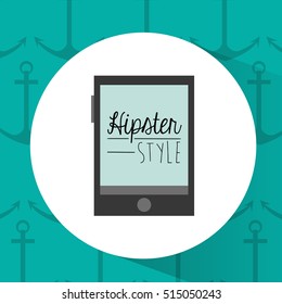 Hipster and fashion style design