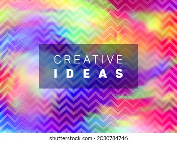 Hipster flyer neon hologram texture vector background. Club party placard abstract backdrop. Opalescence neon holographic gradient template for flyer design.
