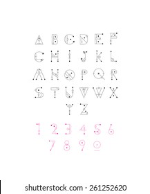 Hipster font, typeface, typography, typewriter, poster, type, text. Light, thin.