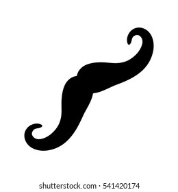 Hipster gentleman mustache icon vector illustration graphic design