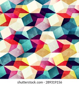 geometrisches, nahtloses Muster 