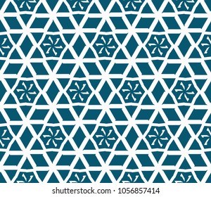 Hipster geometric seamless pattern. Vector illustration