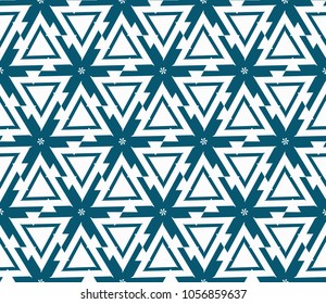 Hipster geometric seamless pattern. Vector illustration