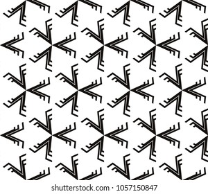 Hipster geometric seamless pattern. Vector illustration