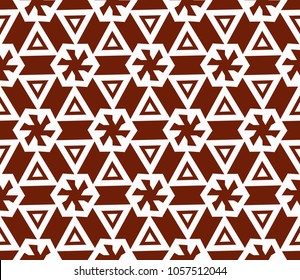 Hipster geometric seamless pattern. Vector illustration