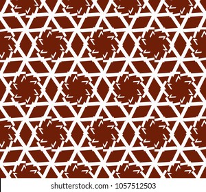 Hipster geometric seamless pattern. Vector illustration