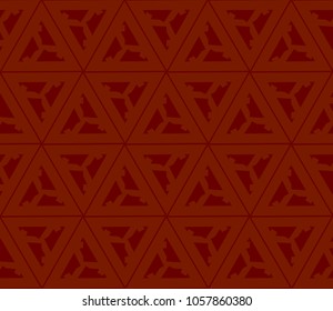 Hipster geometric seamless pattern. Vector illustration