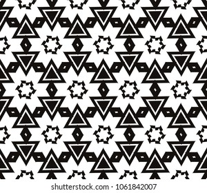 Hipster geometric seamless pattern. Vector illustration