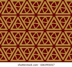 Hipster geometric seamless pattern. Vector illustration