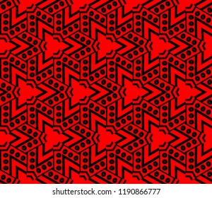 Hipster geometric seamless pattern. Vector illustration