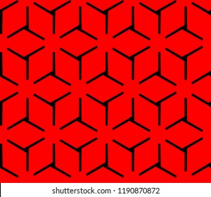 Hipster geometric seamless pattern. Vector illustration