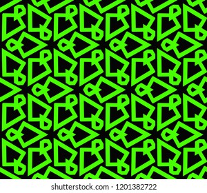 Hipster geometric seamless pattern. Vector illustration