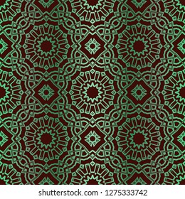 Hipster Geometric Seamless Pattern. Vector Super Illustration. For Fabric, Textile, Bandana, Scarg, Colored Print.