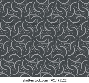 Hipster geometric seamless pattern. Vector illustration