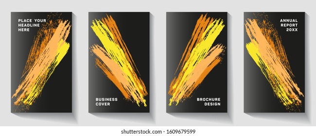 Hipster geometrical lines notebook cover background. Minimalistic notepad cover tile. Colorful title page vector for business, dairy or notepad.