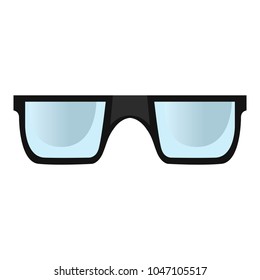 Hipster glasses icon