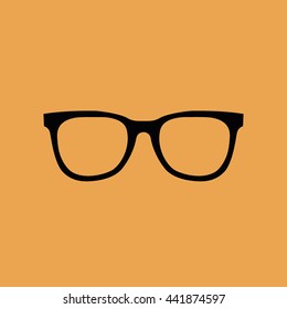 Hipster glasses icon vector illustration