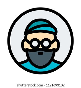 hipster guy with beard
