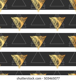 Hipster Hand drawn brush Chevron seamless pattern background .Abstract geometric background pattern in vector.Fashion wallpaper 