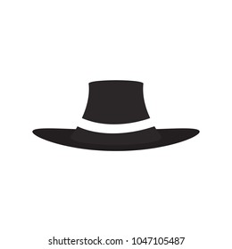 Hipster hat icon