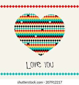 Hipster heart