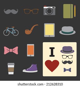 hipster icon