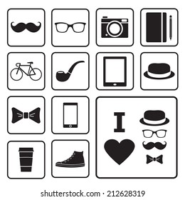 hipster icon