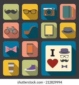 hipster icon