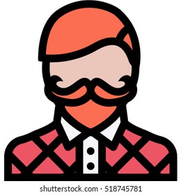 hipster icon