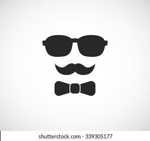 hipster icon design
