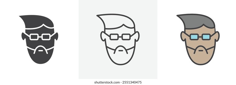 Hipster icon pack. Vector illustration. EPS10