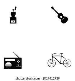 hipster icon set