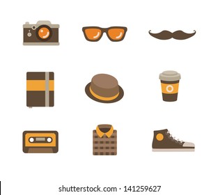 Hipster Icon Set