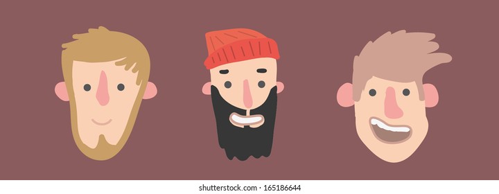 Hipster Icon set / Flat Design