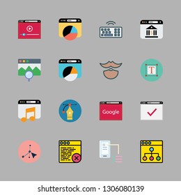 hipster icon set. vector set about keyboard, phone, text and vector icons set.