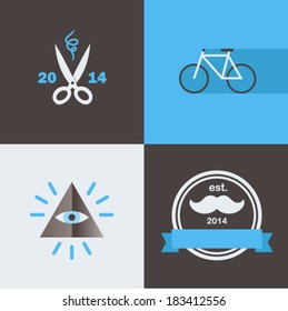 Hipster icons