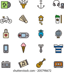 Hipster icons