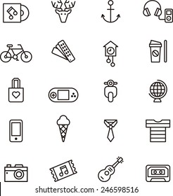 Hipster icons