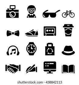 Hipster icons