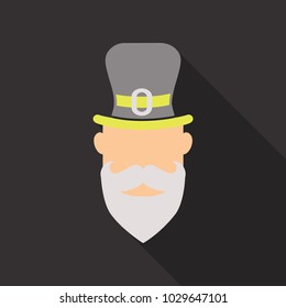 hipster Irish man for St. Patrick's day