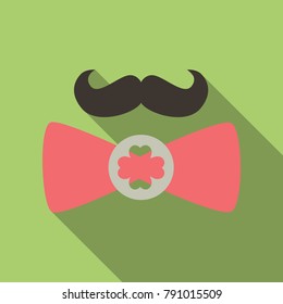 hipster Irish man for St. Patrick's day