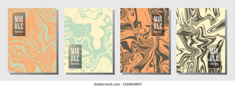 Hipster journal layouts set. Composition for binder template, corporate flyers. Annual report cover glitch layouts set. Flyer, booklet, report, journal, binder vectors, title place.