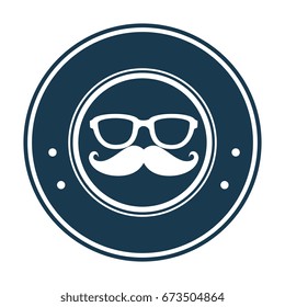 Hipster label banner symbol