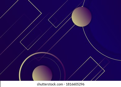 Hipster landing page design. 3d in dark violet neon colors wallpaper. Line ball primitive figure diagonal liquid design. Music illusion violet abstract fractal. Plastic isometric geometry