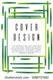 Hipster layout corporate style.  Set of sheets A4.  Can be used for poster, brochure, magazine, card, book, flyer, banner, anniversary. Trendy corporate style.

