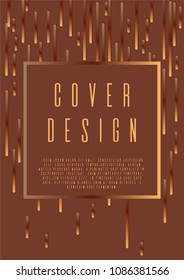 Hipster layout design for your business. Template in A4.  Can be used for poster, brochure, magazine, card, book, flyer, banner, anniversary
 Trendy corporate style.